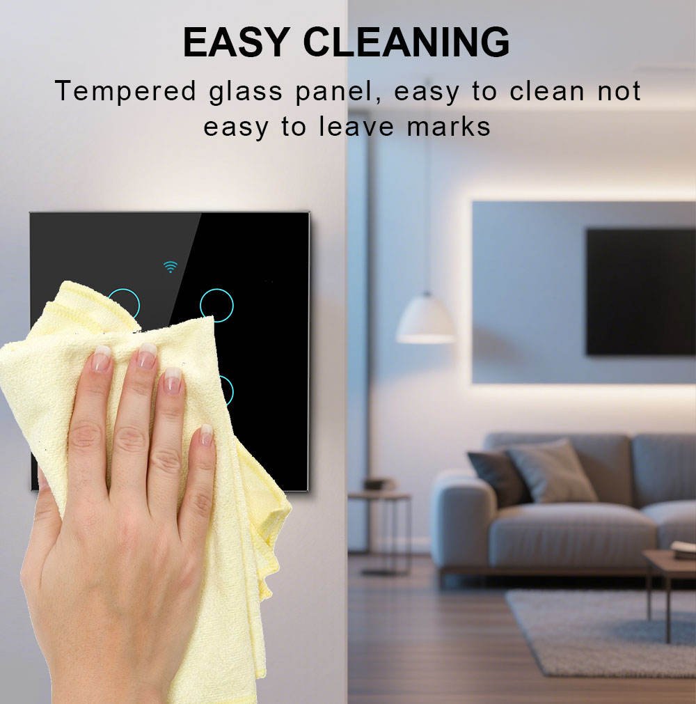 WiFi Bluetooth Tuya Smart Life Touch Light Smart Wall Switch - Image 7