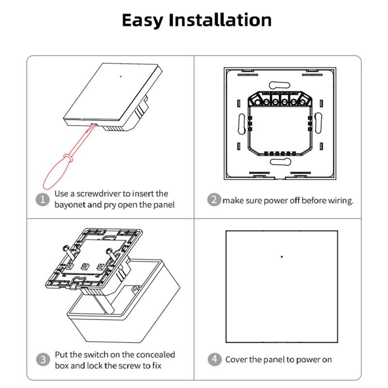 WiFi Bluetooth Tuya Smart Life Water Heater Button Smart Switch - Image 7