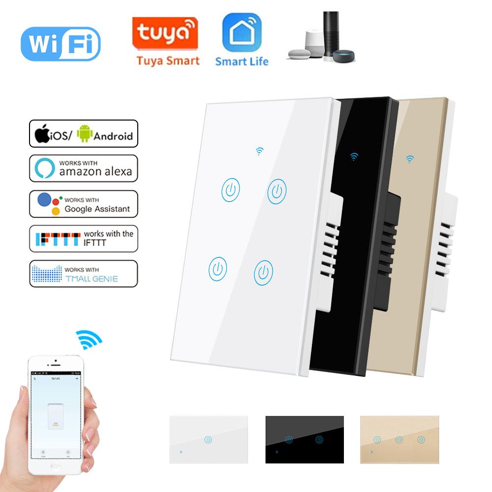 WiFi Bluetooth Tuya Smart Life Touch Smart Wall Switch - Image 2