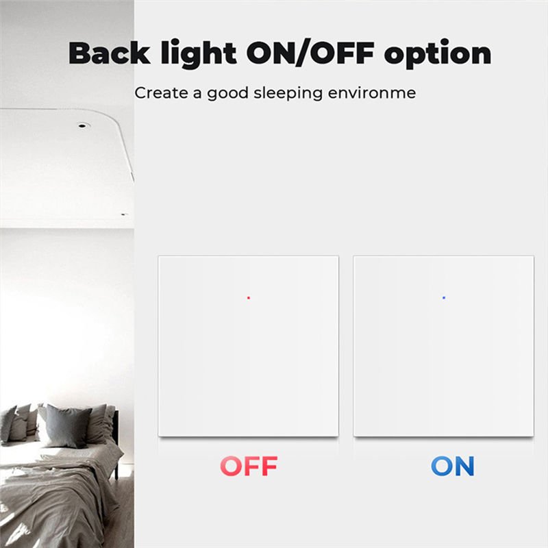 WiFi Bluetooth Tuya Smart Life Button Smart Switch - Image 4