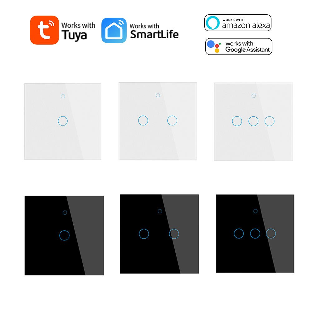 WiFi Bluetooth RF433 Tuya Smart Life Touch Smart Wall Switch - Image 2