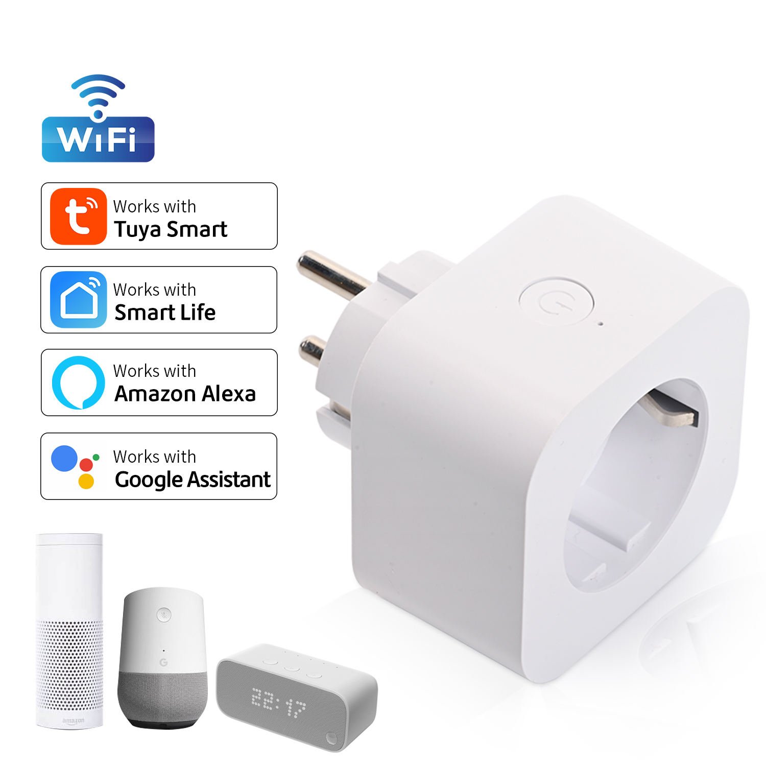 Tuya Smart Life WiFi Remote Control EU Smart Plug - Image 2
