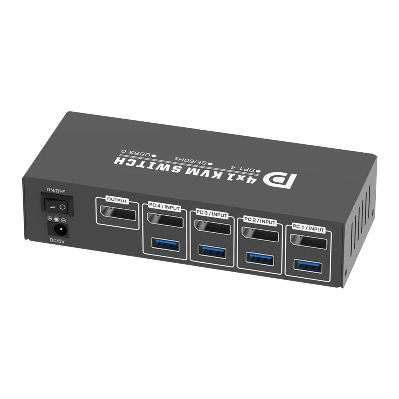 DP 1.4 8K@60Hz KVM Switcher 4x1 - Image 2