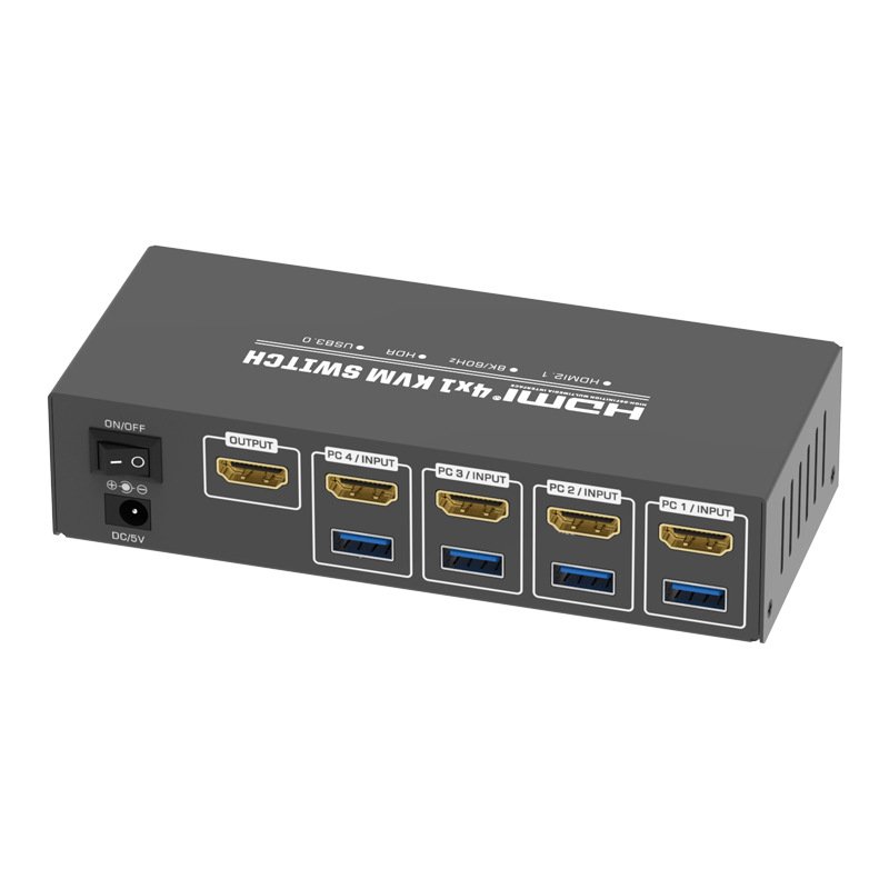 HDMI 2.1 8K@60Hz KVM Switcher 4x1 - Image 3