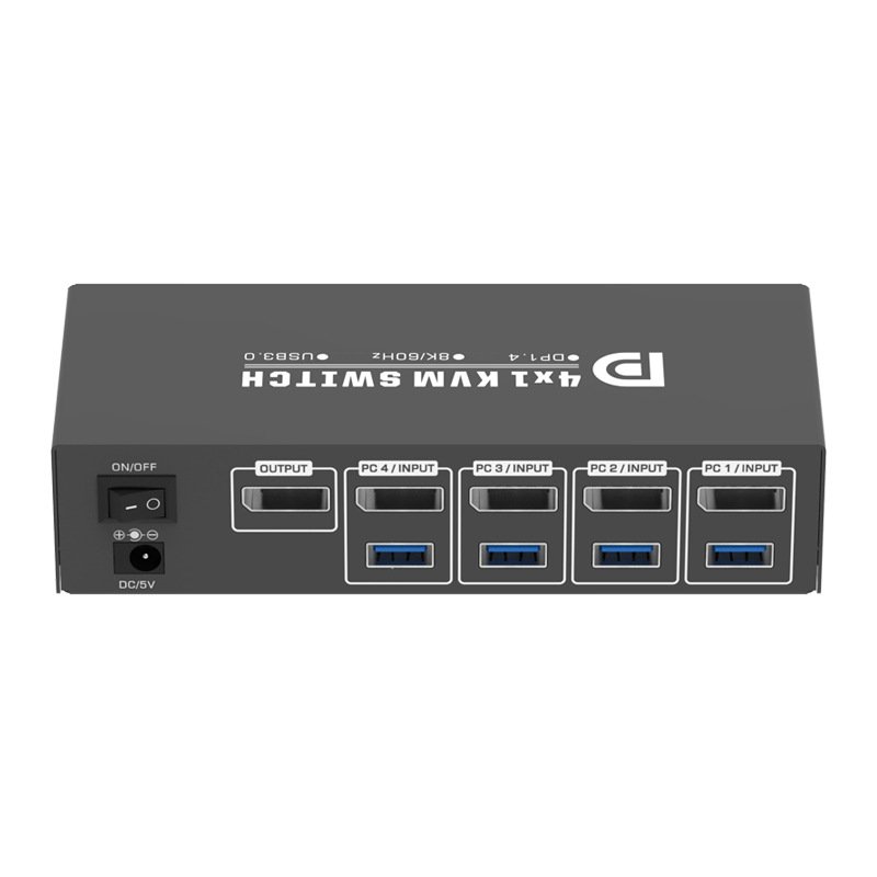 DP 1.4 8K@60Hz KVM Switcher 4x1 - Image 4