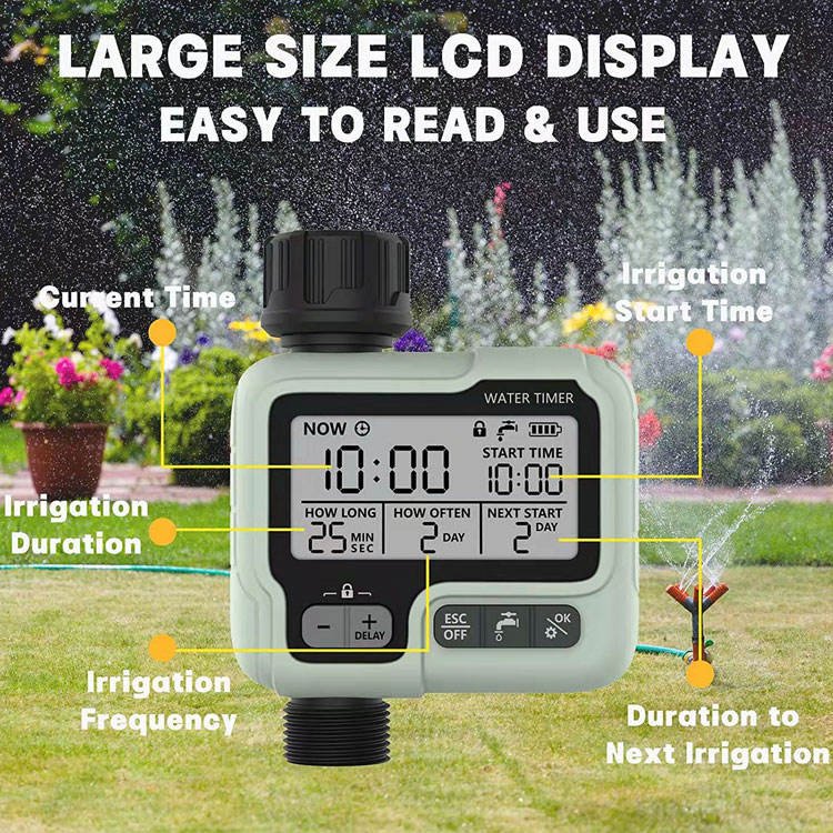 Outdoor Yard Programmable Irrigation Automatic Water Timer - Image 5
