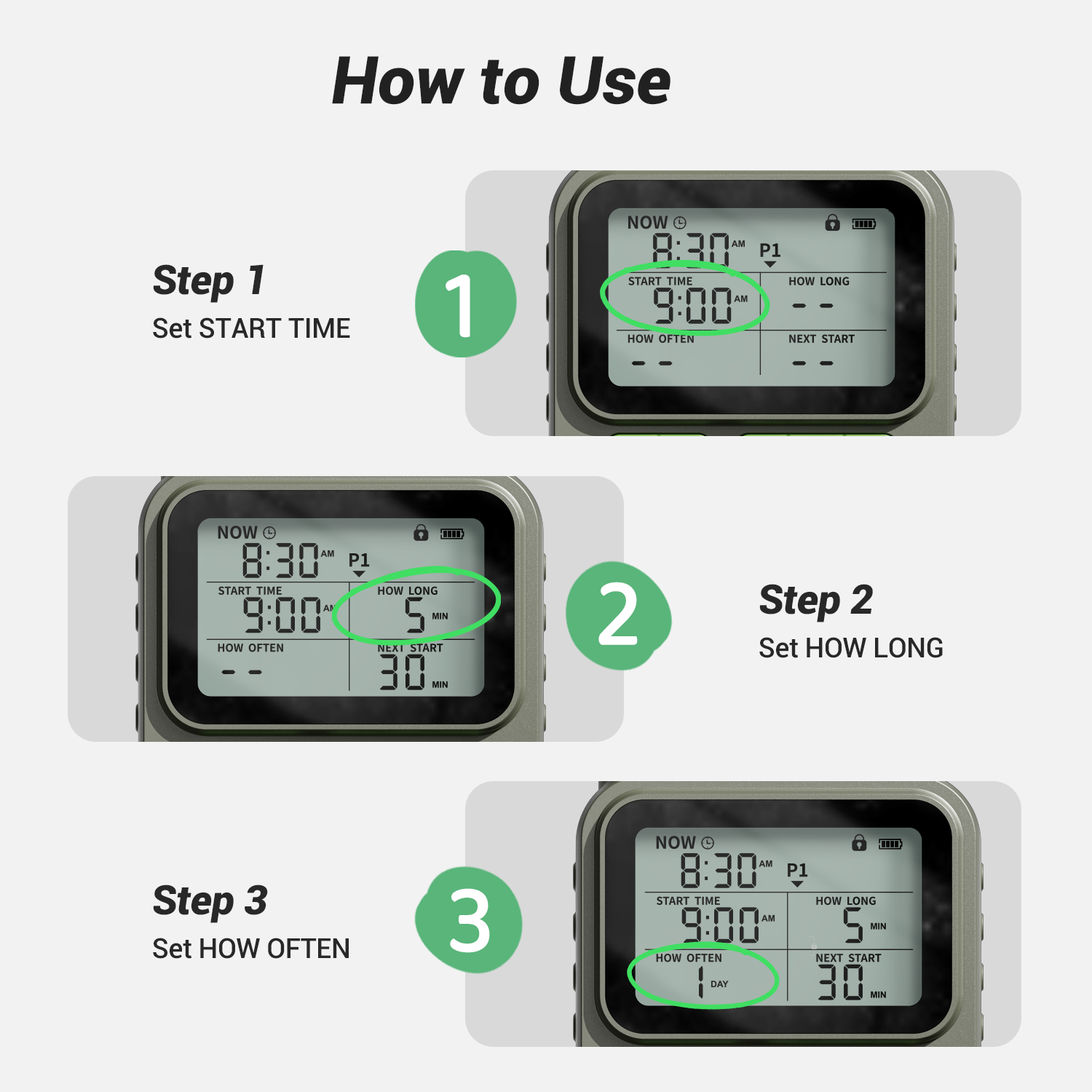 Garden Programmable Sprinkler Irrigation Water Timer - Image 7