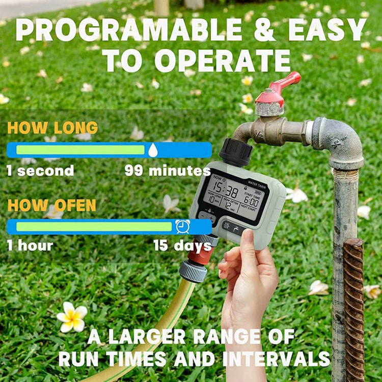 Outdoor Yard Programmable Irrigation Automatic Water Timer - Image 6
