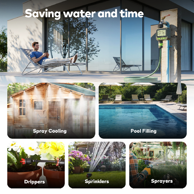 Garden Programmable Sprinkler Irrigation Water Timer - Image 10
