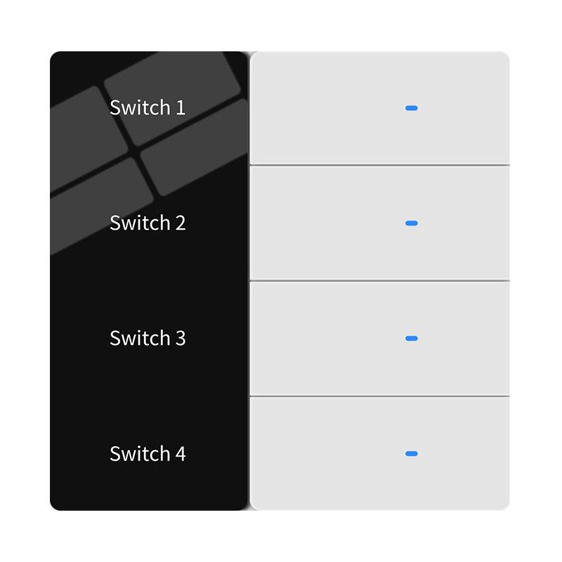 Tuya WiFi LED Display DIY Name Wall Lighting Switch
